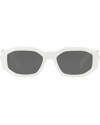 Versace Acetat sonnenbrille - Weiß