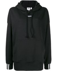 adidas Black Cotton Sweatshirt