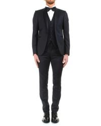 Tagliatore Blue Wool Suit