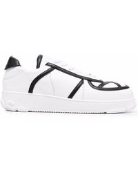 Gcds Sneakers mit Kontrastdetail - Weiß