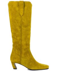 Aldo Castagna Suede Boots - Yellow