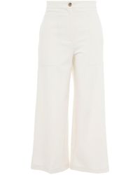 Pinko Other Materials Trousers - White
