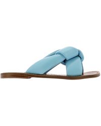 Silvano Sassetti 511834323010azzurro Other Materials Sandals - Blue