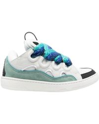 Lanvin Sneakers mit dicker Sohle - Blau