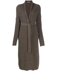 Agnona Brown Cashmere Cardigan