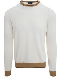 Drumohr Herren andere materialien sweater - Weiß