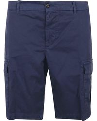 Eleventy Baumwolle shorts - Blau