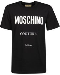 Moschino T-Shirt Mit Logo - Schwarz