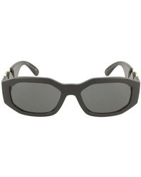Versace Metall sonnenbrille - Grau