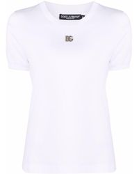 Beachwear T-shirt mouwloos D&G Kleding Gender-neutrale kleding volwassenen Tops & T-shirts Tanktops Tanktops met print 