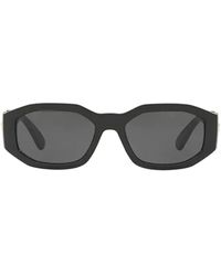 Versace Acetat sonnenbrille - Schwarz