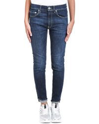 Dondup Blue Cotton Jeans