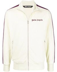 felpa con zip palm angels