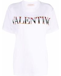 T-shirt Valentino da donna - Fino al 55% di sconto | Lyst