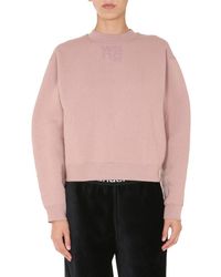 T By Alexander Wang BAUMWOLLE SWEATSHIRT - Pink