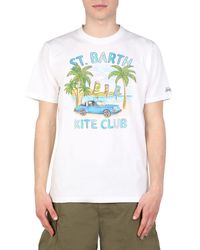 Mc2 Saint Barth Andere materialien t-shirt in Weiß für Herren Herren Bekleidung T-Shirts Kurzarm T-Shirts 