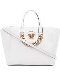 Versace Große La Medusa Handtasche - Weiß