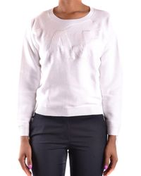 Armani Jeans Baumwolle sweater - Weiß