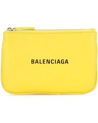 Balenciaga Classic Gold Mini Envelope Leather Crossbody - Lyst