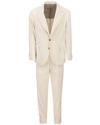 Brunello Cucinelli Herren baumwolle anzuge - Natur