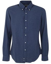 Herren Bekleidung Hemden Freizeithemden und Hemden Aspesi Baumwolle Bluse Aus Baumwolldenim in Blau für Herren 