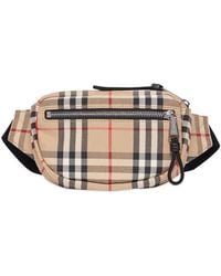 Burberry Beige Cotton Belt Bag - Natural