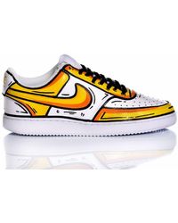 Nike Leder sneakers - Gelb