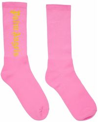 Palm Angels Klassische Socken - Pink