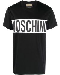 Moschino Herren andere materialien t-shirt - Schwarz