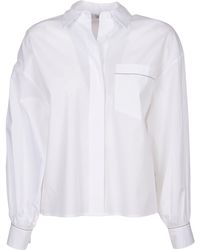 Peserico Baumwolle hemd - Weiß