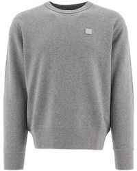 Acne Studios Andere materialien sweatshirt in Grau für Herren und Fitnesskleidung Sweatshirts Herren Bekleidung Sport- Training 