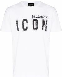 DSquared² Baumwolle t-shirt - Weiß