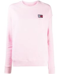 tommy hilfiger women's pink sweatshirt