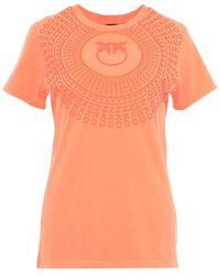 Pinko Andere materialien t-shirt - Orange