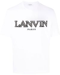 Lanvin Baumwolle t-shirt - Weiß