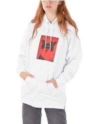 Damen Bekleidung Sport- DIESEL Andere materialien sweatshirt in Weiß Training und Fitnesskleidung Sweatshirts 