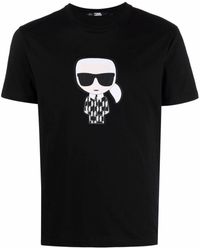 Karl Lagerfeld Ikonik Karl T-Shirt - Schwarz