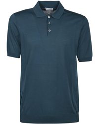 Herren Bekleidung T-Shirts Poloshirts Ballantyne Andere materialien poloshirt in Blau für Herren 