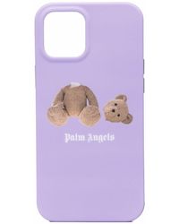 Palm Angels Iphone 12 Pro Max Ice Bear Case - Purple