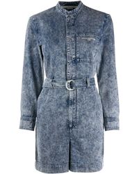 Stella McCartney Light Blue Cotton Jumpsuit