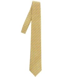 Herren Accessoires Krawatten Ermenegildo Zegna Andere materialien krawatte in Gelb für Herren 