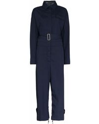 Moncler Cotton Jumpsuit - Blue