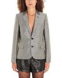 Saint Laurent POLIESTERE ARGENTO - Metallizzato