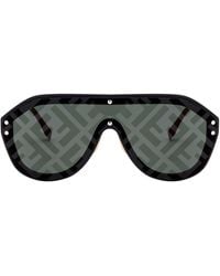 Fendi Ffm0039gs807xr Acetate Sunglasses - Black