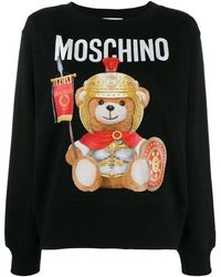 Moschino 'teddy Gladiatore' Sweatshirt - Black