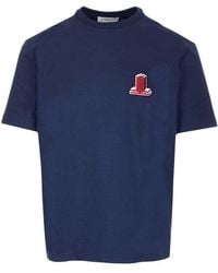 Lanvin Other Materials T-shirt - Blue