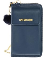 Moschino Andere materialien brieftaschen in Rot Damen Accessoires Portemonnaies und Kartenetuis 