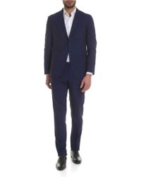 Boglioli Blue Wool Suit