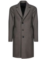 Harris Wharf London C9123mlky186 Other Materials Coat - Grey