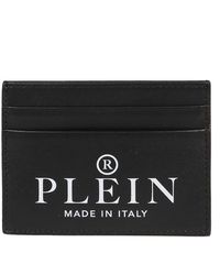 Philipp plein portacarte statement - nero farfetch pelle - Stileo.it